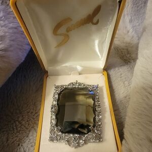 Stunning Vintage Signed Sarah Coventry Brooch Or Pendant